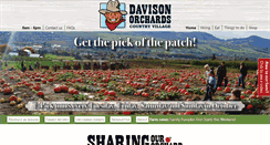 Desktop Screenshot of davisonorchards.ca